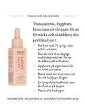 Glow Drops Lystergivande brun utan sol-droppar