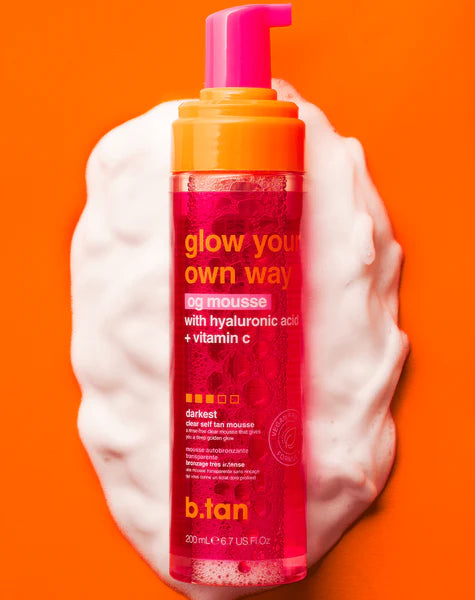 B.tan: Glow your own way – og glow mousse - Förbeställning